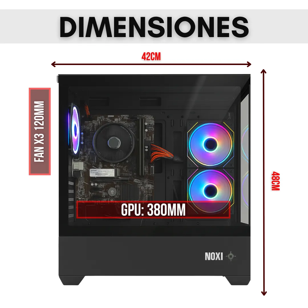 Noxi Gaming Pc Amd Ryzen 5 8600g | 16 Gb | 512 Gb Nvme | Wifi