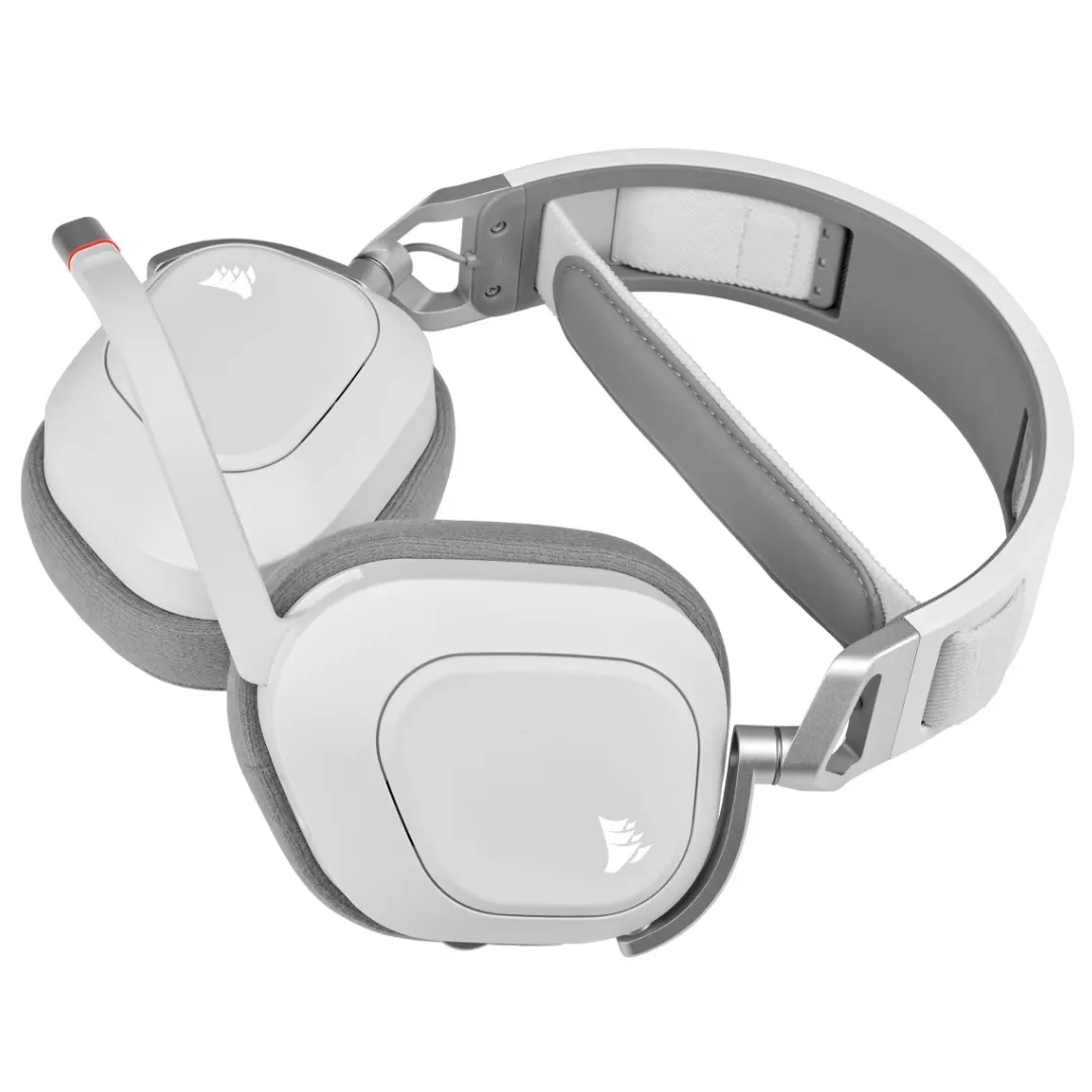 Auricular Corsair Hs80 Rgb Wireless Usb Blanco