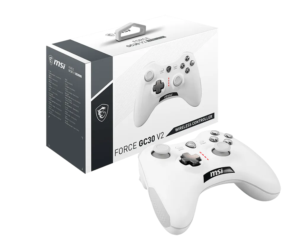 Gamepad Msi Force Gc30 V2 White Wireless