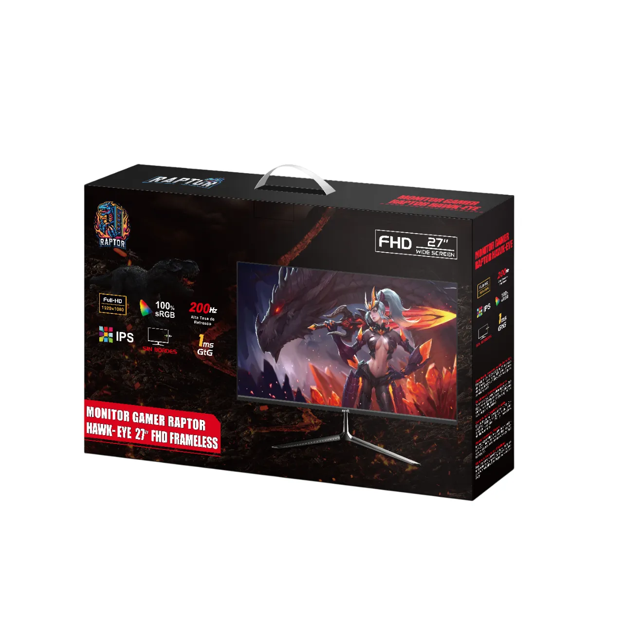 Monitor Gamer Raptor Hawk Eye 27