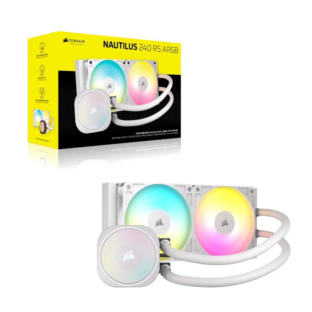 Watercooling Corsair Nautilus 240mm Argb White