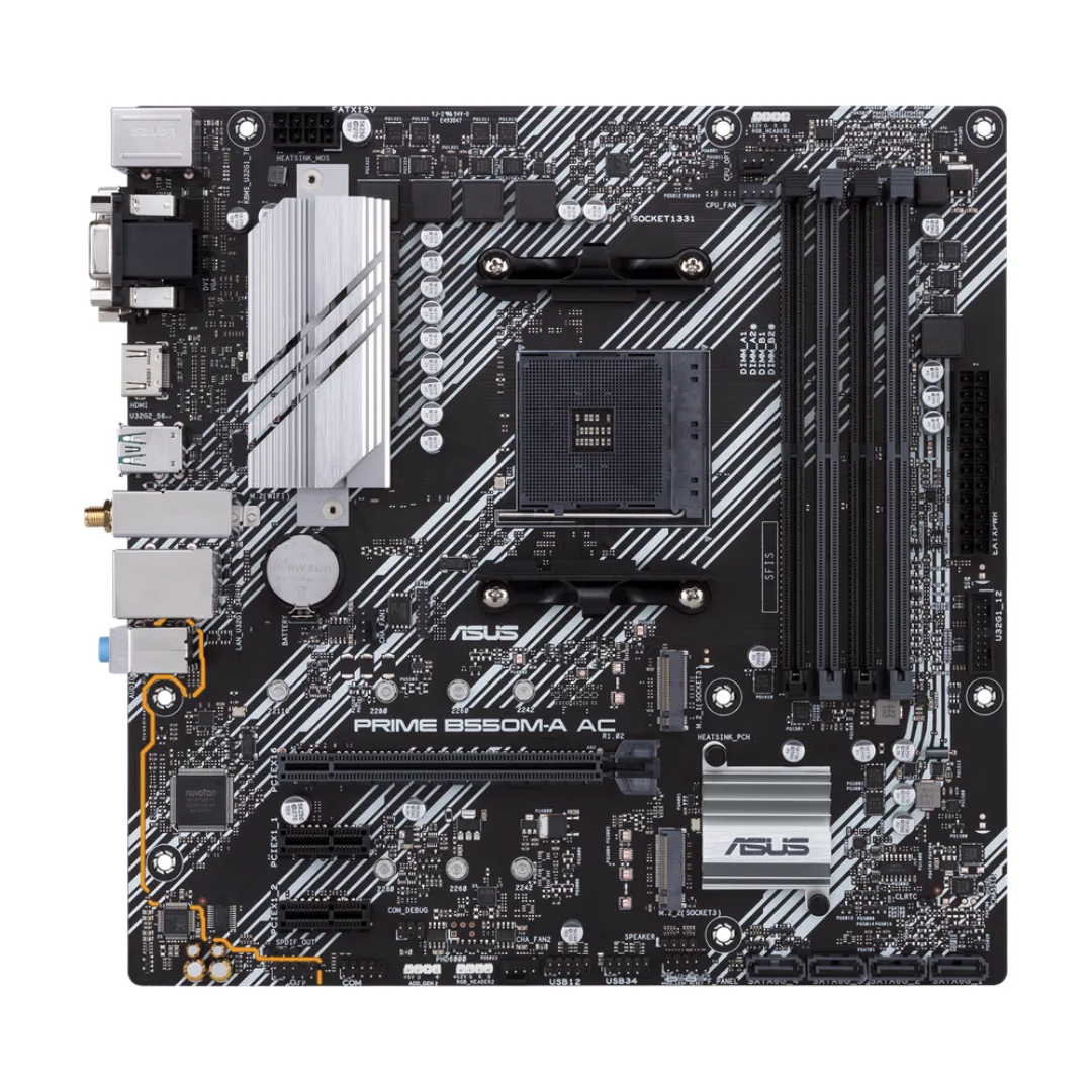 Mother Asus Prime B550m-a Ac Am4 Ddr4 C-wifi