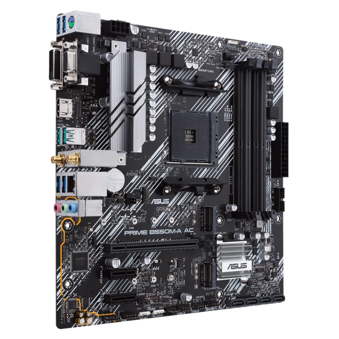 Mother Asus Prime B550m-a Ac Am4 Ddr4 C-wifi