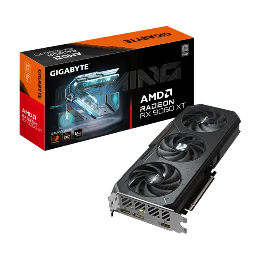 Placa De Video Gigabyte Radeon Rx 9060 Xt Gaming Oc 8g 3x