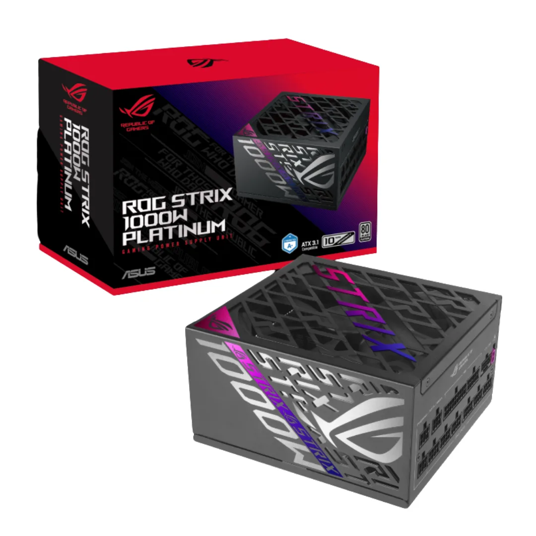 Fuente Asus Rog Strix 1000w 80 Plus Platinum Full Modular Pcie 5.1