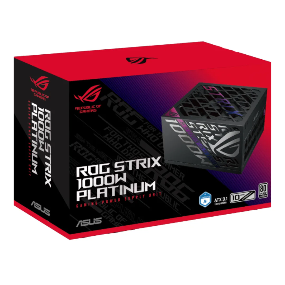 Fuente Asus Rog Strix 1000w 80 Plus Platinum Full Modular Pcie 5.1