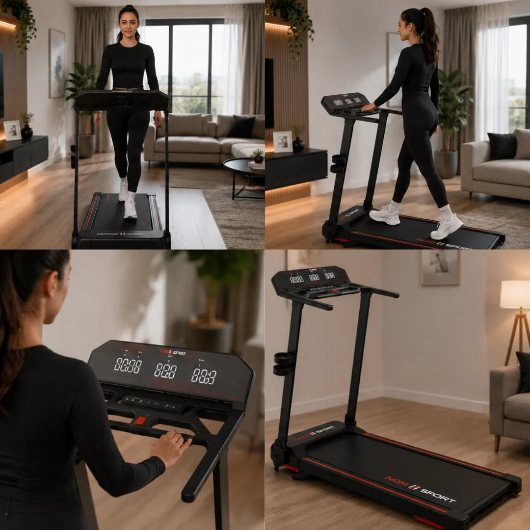 Cinta Para Correr Y Caminar Plegable Noxi Sport 1-12kph