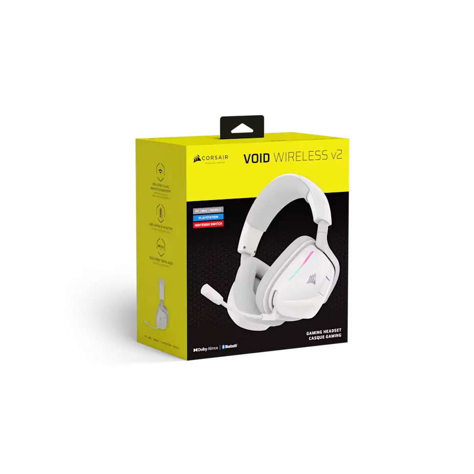 Auricular Corsair Gaming Void Wireless V2 White
