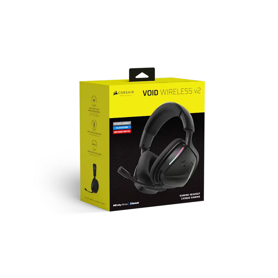 Auricular Corsair Gaming Void Wireless V2 Carbon