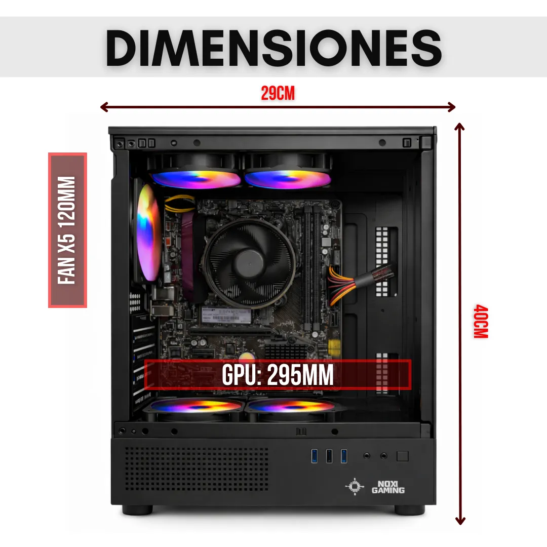 Noxi Gaming Pc Amd Ryzen 5 3400g | 16 Gb | 480gb | Wifi