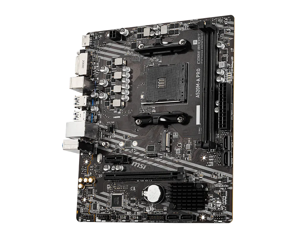 Motherboard Msi A520m-a Pro Box Am4 M-atx