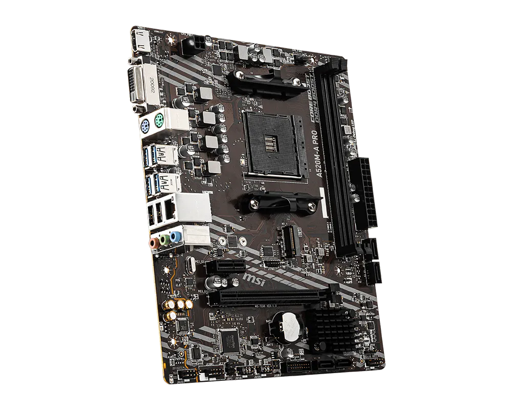 Motherboard Msi A520m-a Pro Box Am4 M-atx