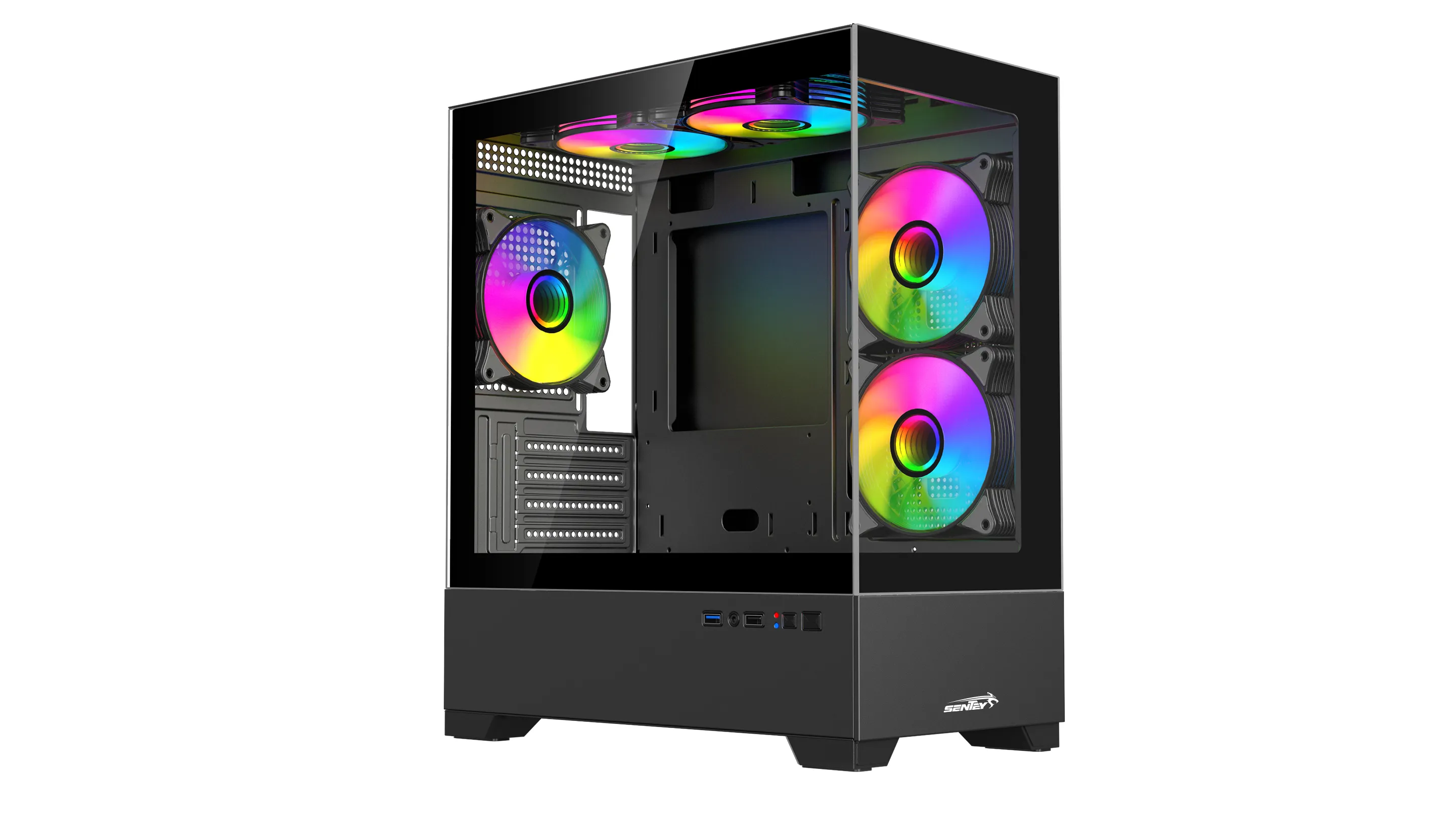 Gabinete Sentey H30 Black X1 120mm