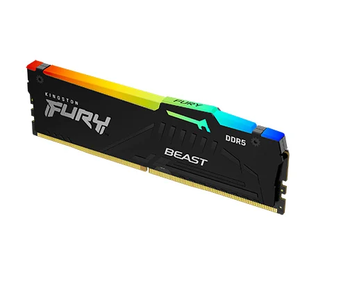 Memoria Ram Kigston Fury Beast 16gb 6000mhz Ddr5 Black Rgb