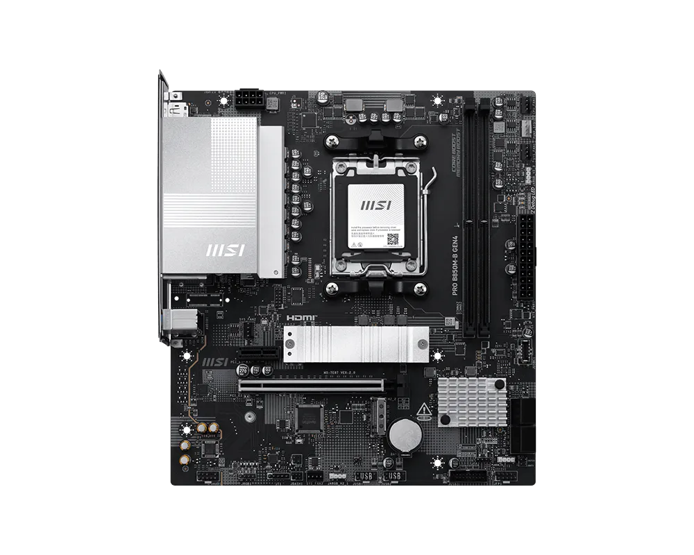 Motherboard Msi Pro B850m-b Gen4 Am5 Ddr5 Box M-atx