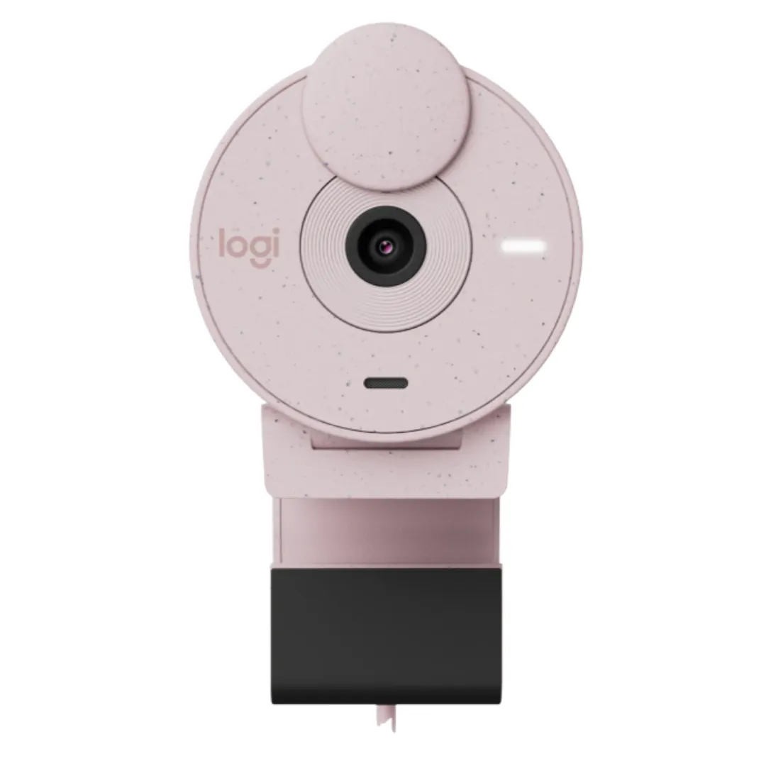 Web Cam Logitech Brio 300 Rose Full Hd