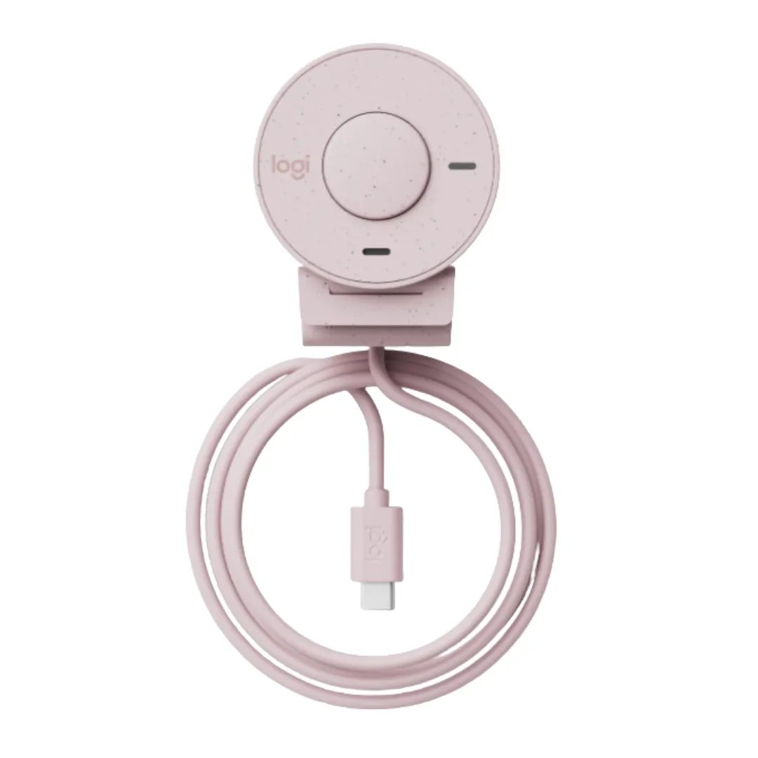 Web Cam Logitech Brio 300 Rose Full Hd