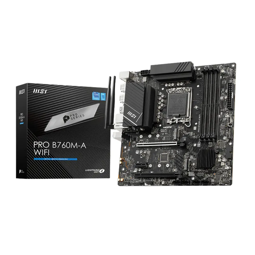 Motherboard Msi Pro B760m-a Wifi Ddr5 Lga1700