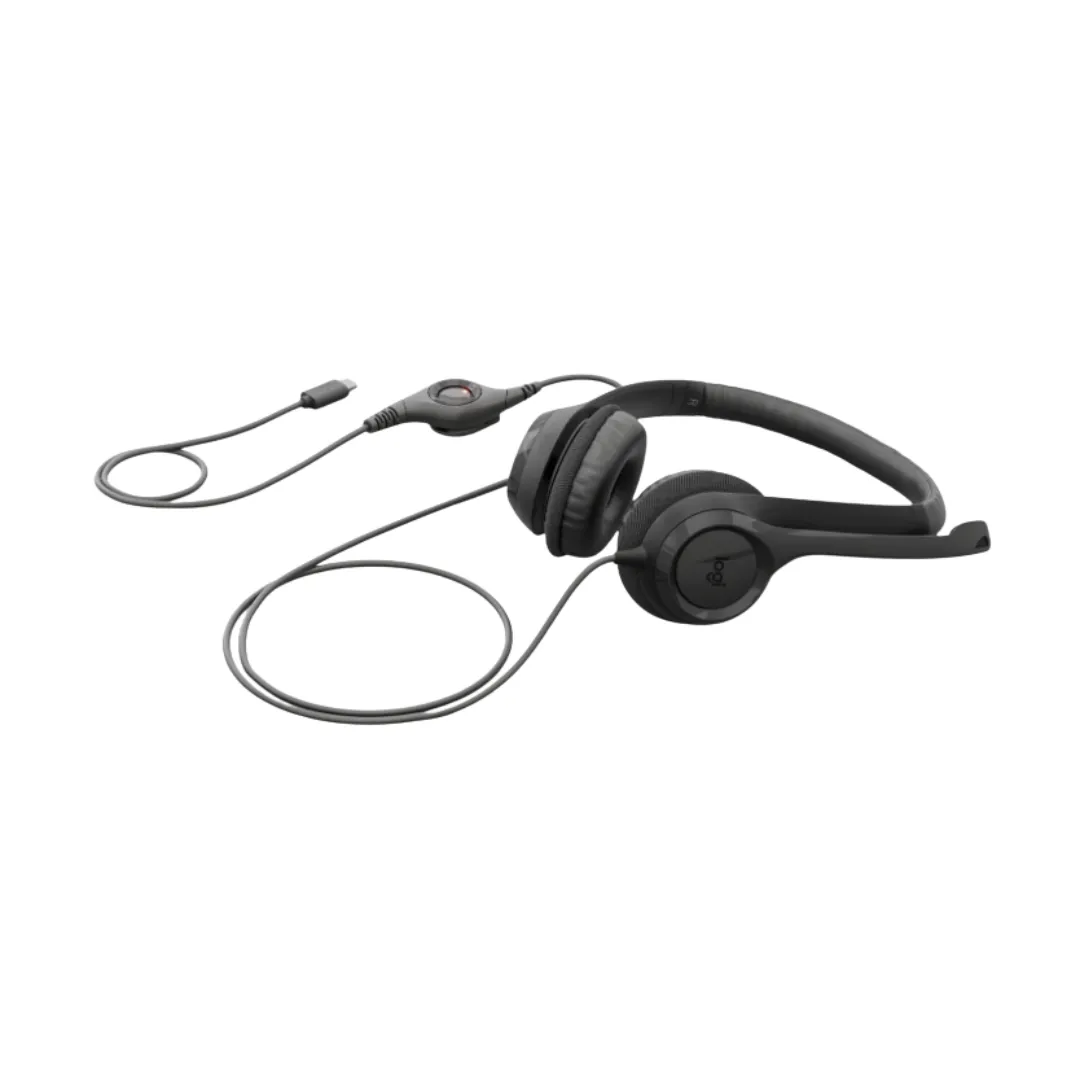 Auricular C-microfono Logitech H390 Usb-c Negro