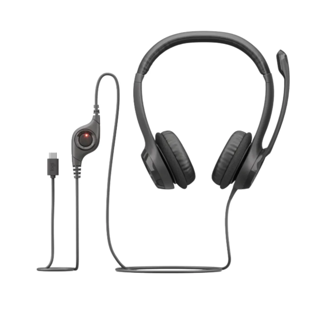 Auricular C-microfono Logitech H390 Usb-c Negro