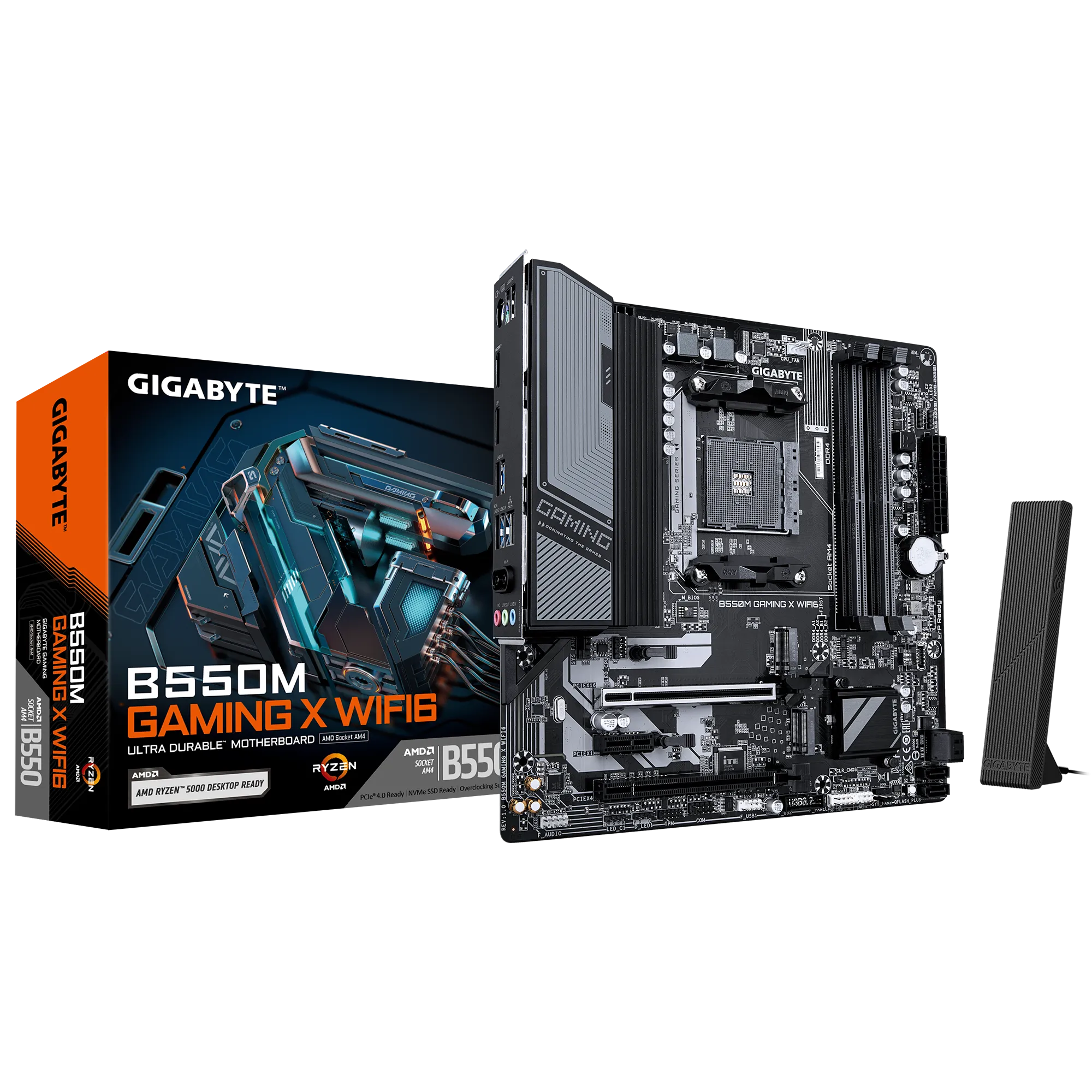 Motherboard Gigabyte B550m Gaming X Wifi6 Am4 Ddr4 Box M-atx