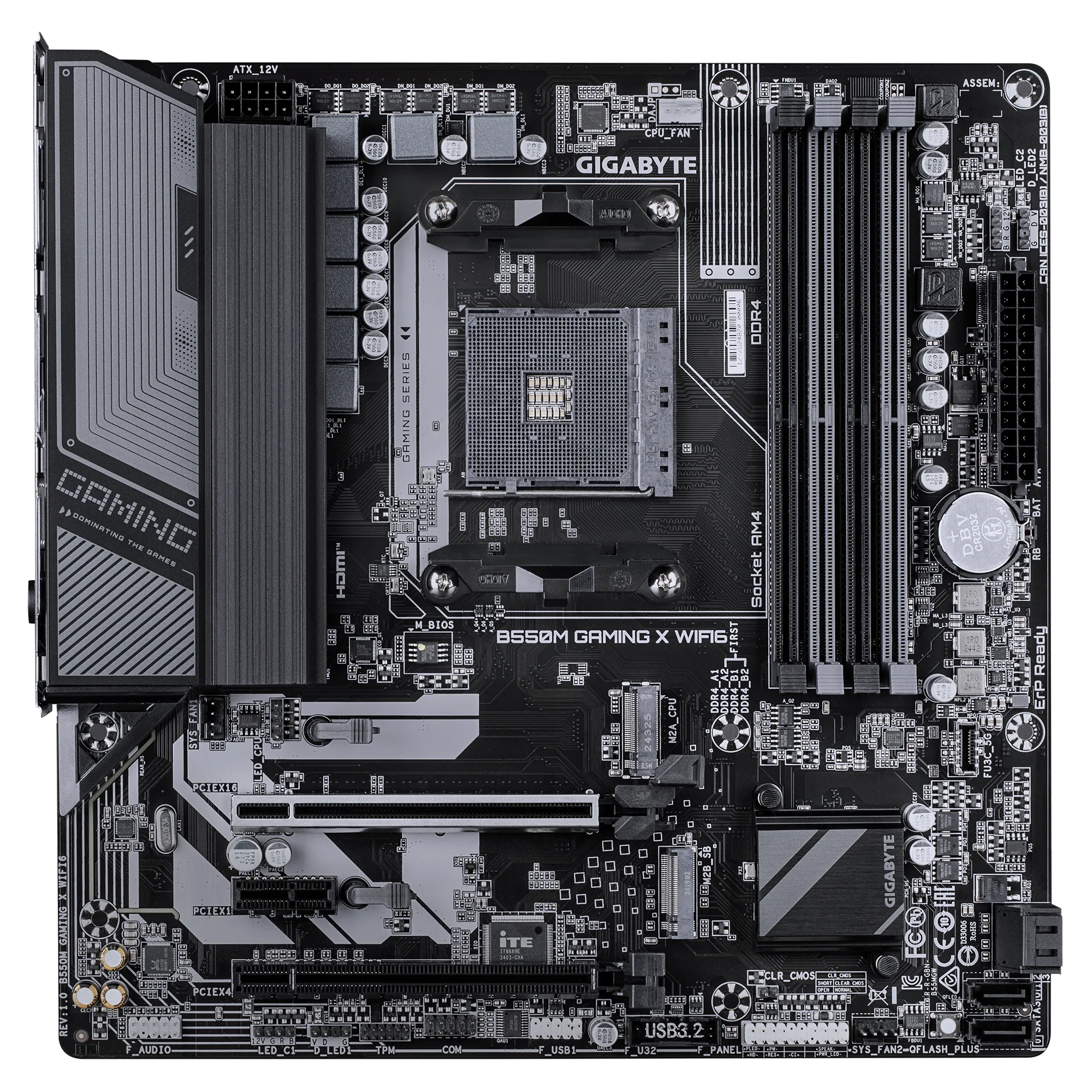 Motherboard Gigabyte B550m Gaming X Wifi6 Am4 Ddr4 Box M-atx