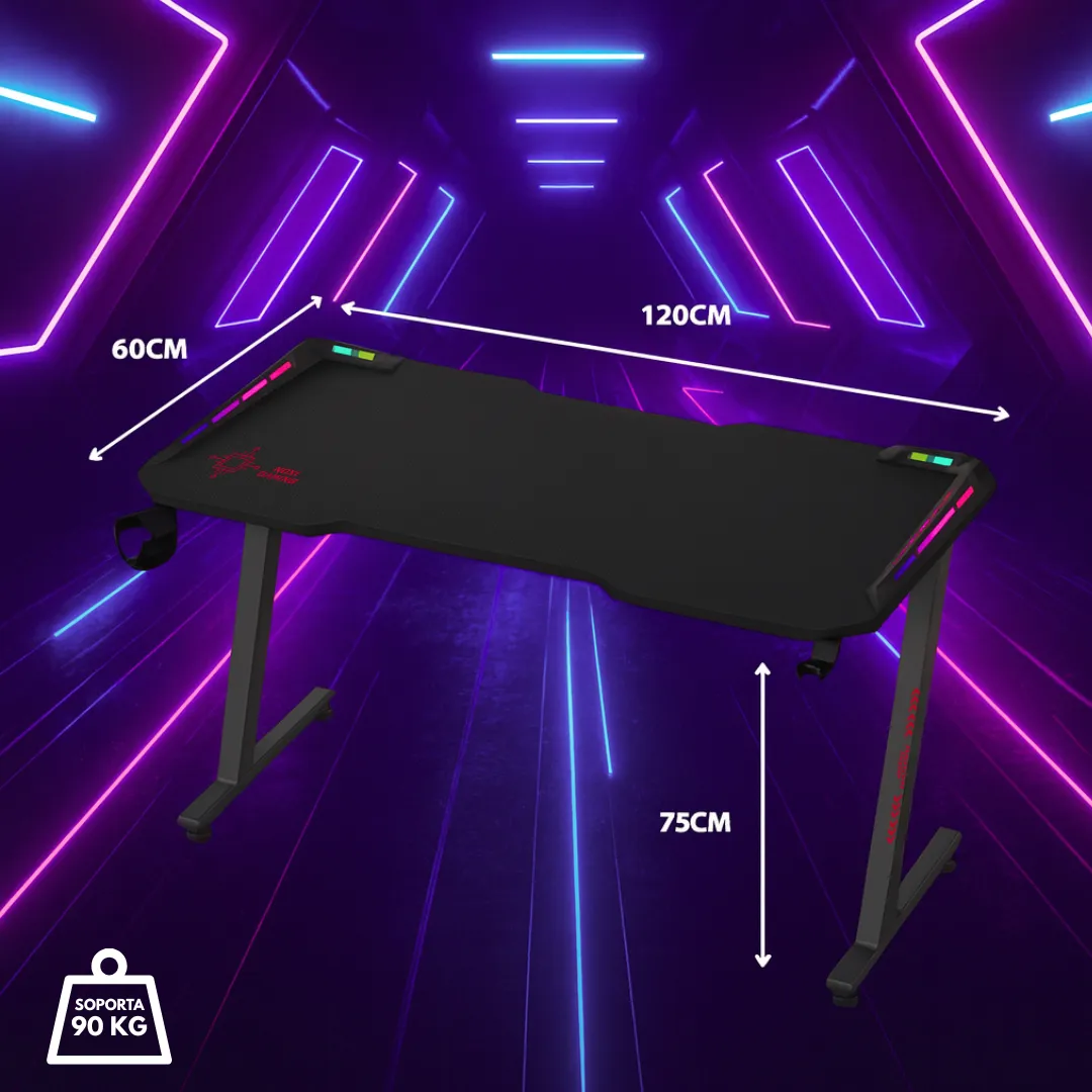 Escritorio Gamer Noxi Gaming Forge Con Rgb - Outlet -
