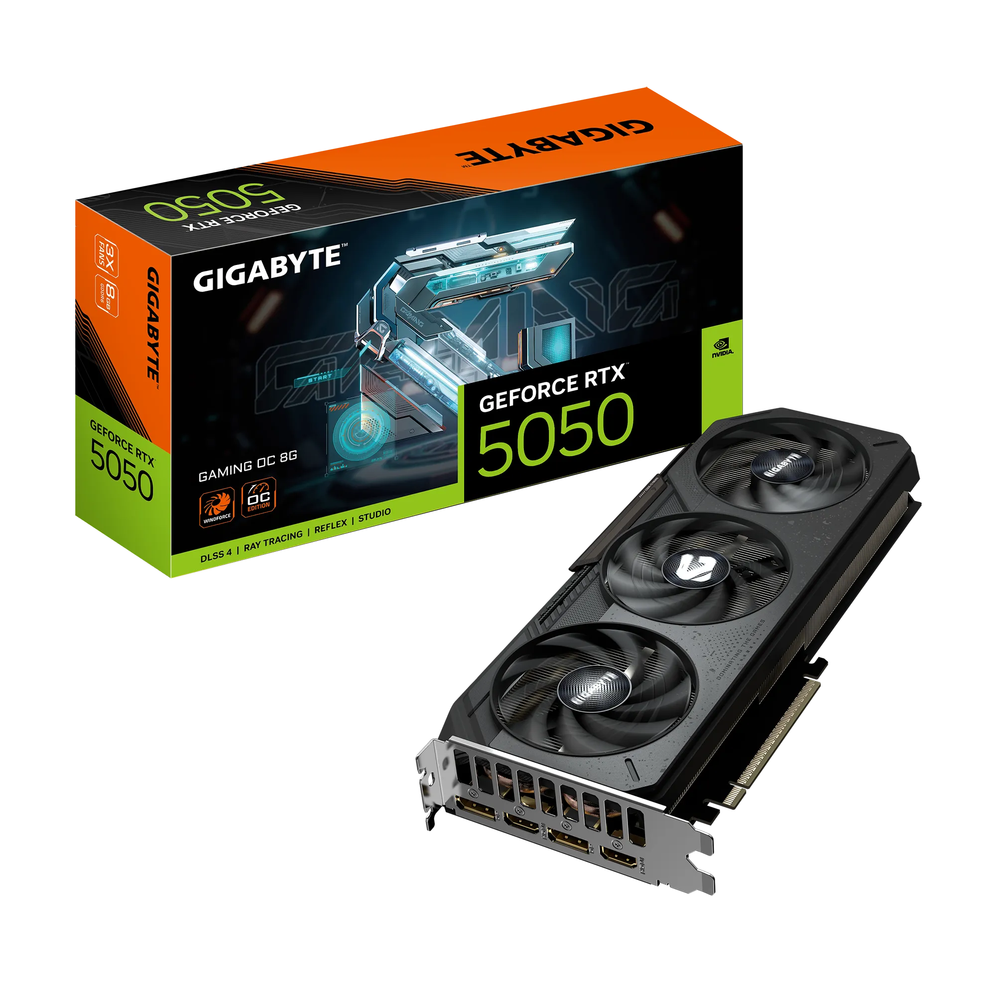 Placa De Video Gigabyte Geforce Rtx™ 5050 Gaming Oc 8g