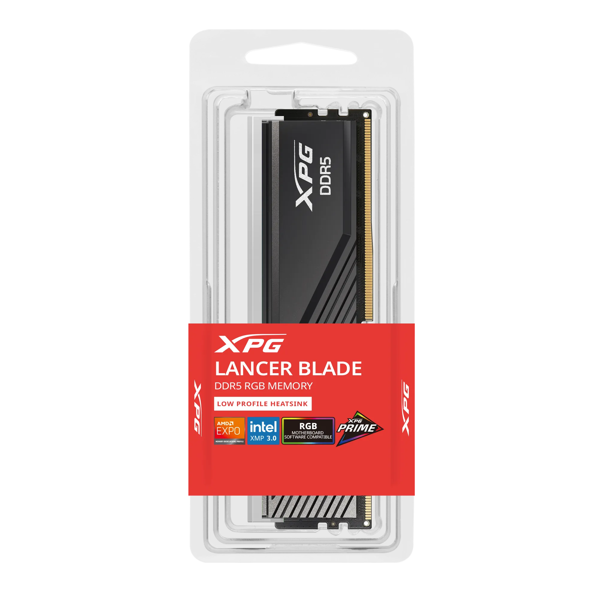 Memoria Ram Xpg Ddr5 16gb (1x16) Lancer Blade Black Rgb 6000mhz Cl30