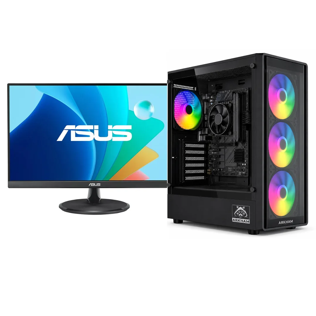 Noxi Gaming Pc Amd Ryzen 5 3400g | 16 Gb | 512gb | Wifi | Monitor 22 Asus 100hz