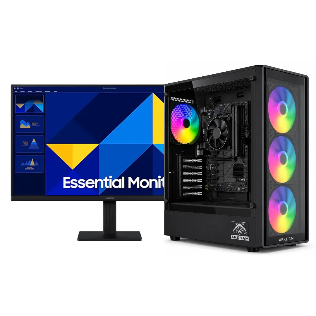 Noxi Gaming Pc Amd Ryzen 5 5600g | 16 Gb | 480 Gb | Monitor 24 Samsung