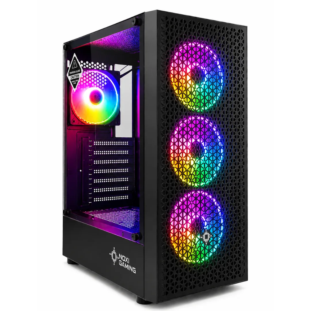 Gabinete Noxi Hika 4x120mm Rgb Fan