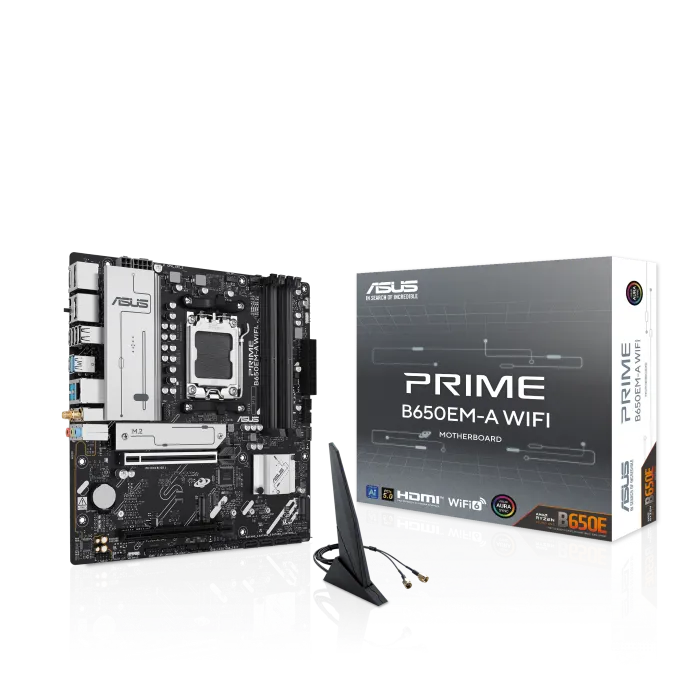 Motherboard Asus Prime B650em-a Wifi Box Am5 Ddr5 M-atx