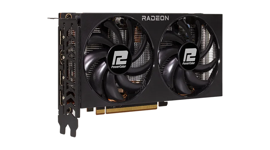 Placa De Video Powercolor Fighter Rx 7600 8gb Gddr6