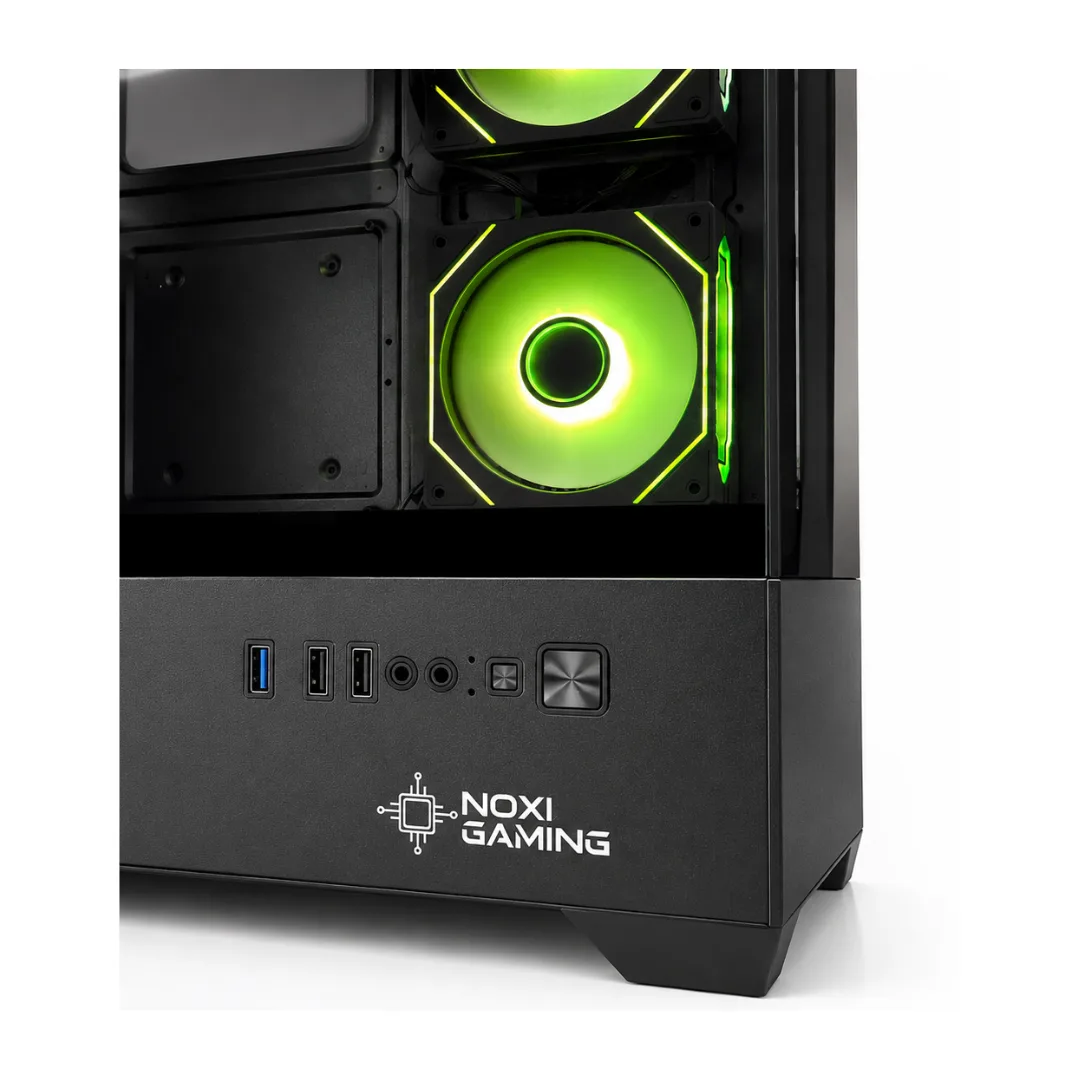 Gabinete Noxi Gaming Zowi Negro 3x120mm Argb Fans