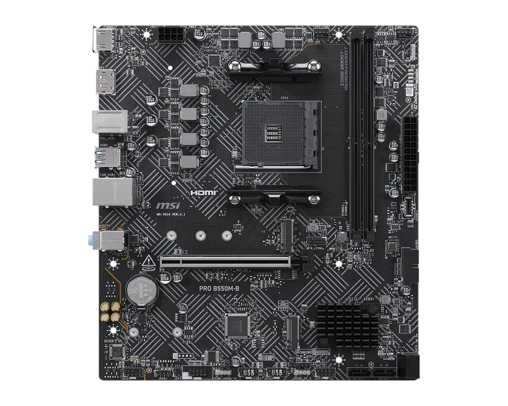 Motherboard Msi Pro B550m-b Ddr4 Am4