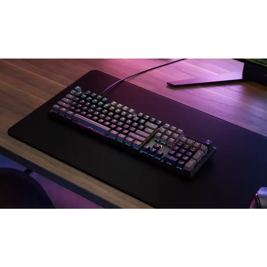 Teclado Corsair K70 Core Rgb Mecanico Mlx Red Carbon Gray