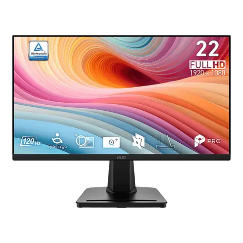 Monitor 22 Msi Pro Mp225 E12vl Fhd 120hz Hdmi Vga