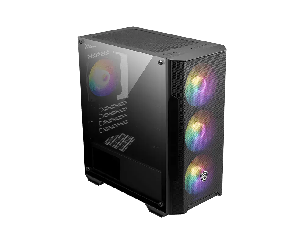 Gabinete Msi Mag Forge M100a M-atx 4x120mm Rgb Fans