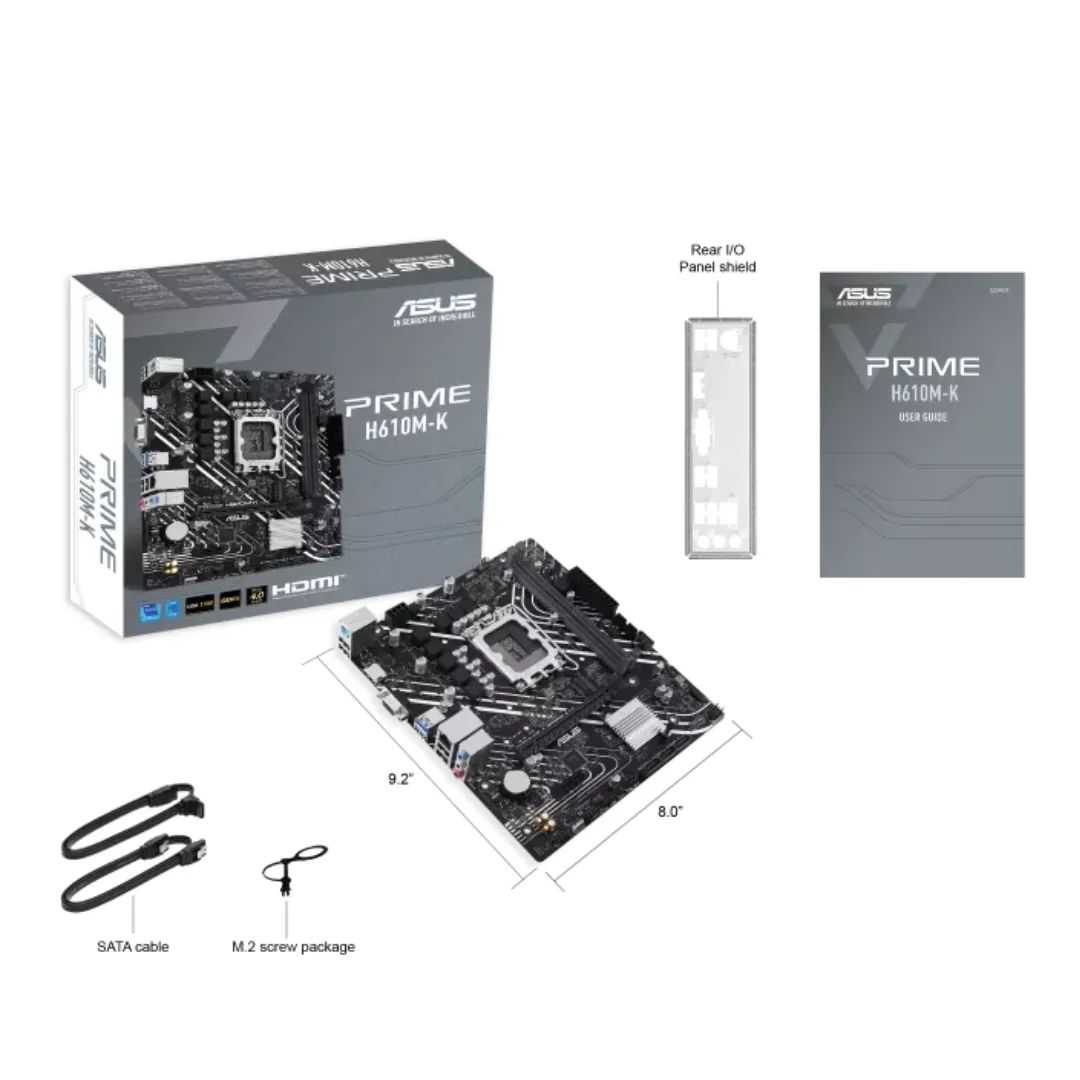 Mother Asus Prime H610m-k Lga1700 Ddr5