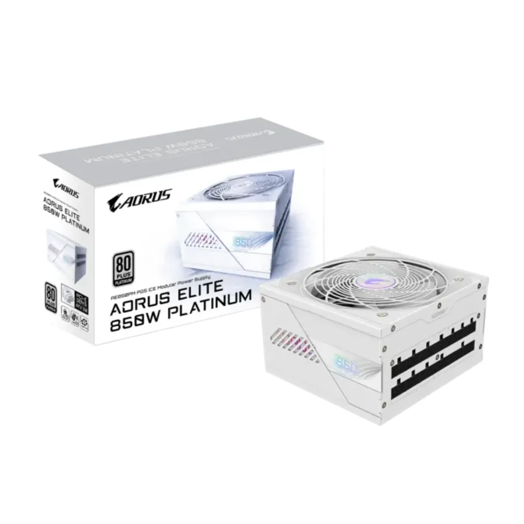 Fuente Gigabyte Aorus 850w Ae850pm Pg5 Ice 80 Plus Platinum Full Modular