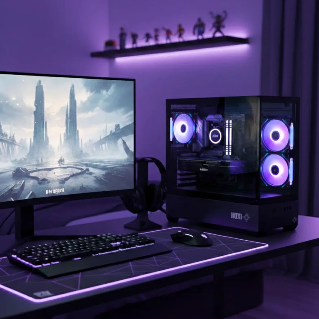 Noxi Gaming Pc Amd Ryzen 7 9800x3d | 32 Gb | 1 Tb Nvme | Rx 9060 Xt