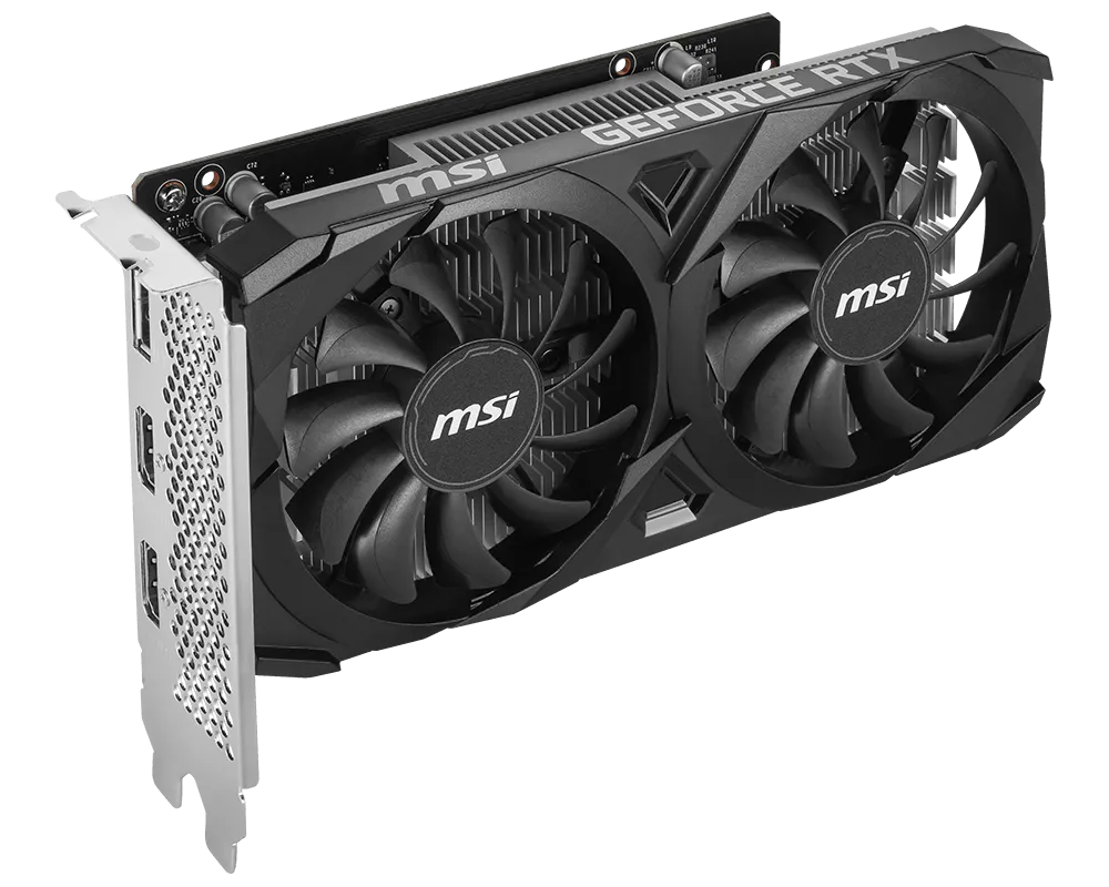 Placa De Video Msi Geforce Rtx 3050 Ventus X2 6gb Oc