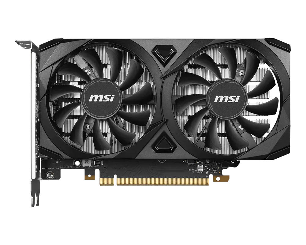 Placa De Video Msi Geforce Rtx 3050 Ventus X2 6gb Oc