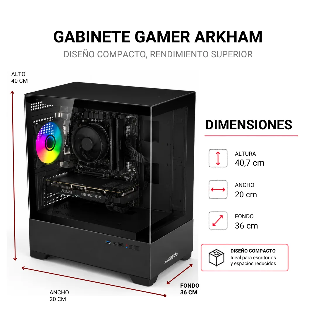 Noxi Gaming Pc Amd Ryzen 7 5700g | 32 Gb | 960gb | Wifi