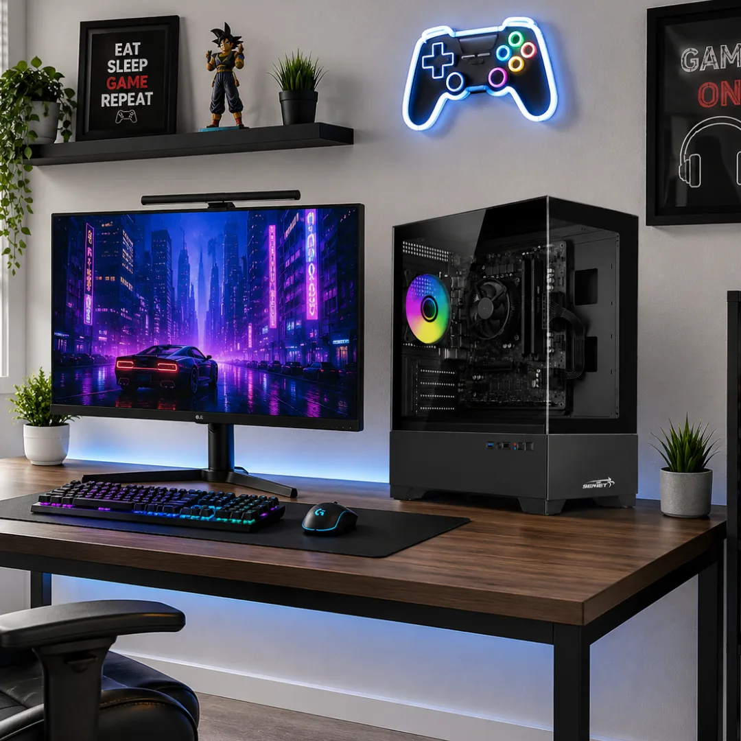 Noxi Gaming Pc Amd Ryzen 5 5500 | 16 Gb | 480 Gb | Rtx 3050