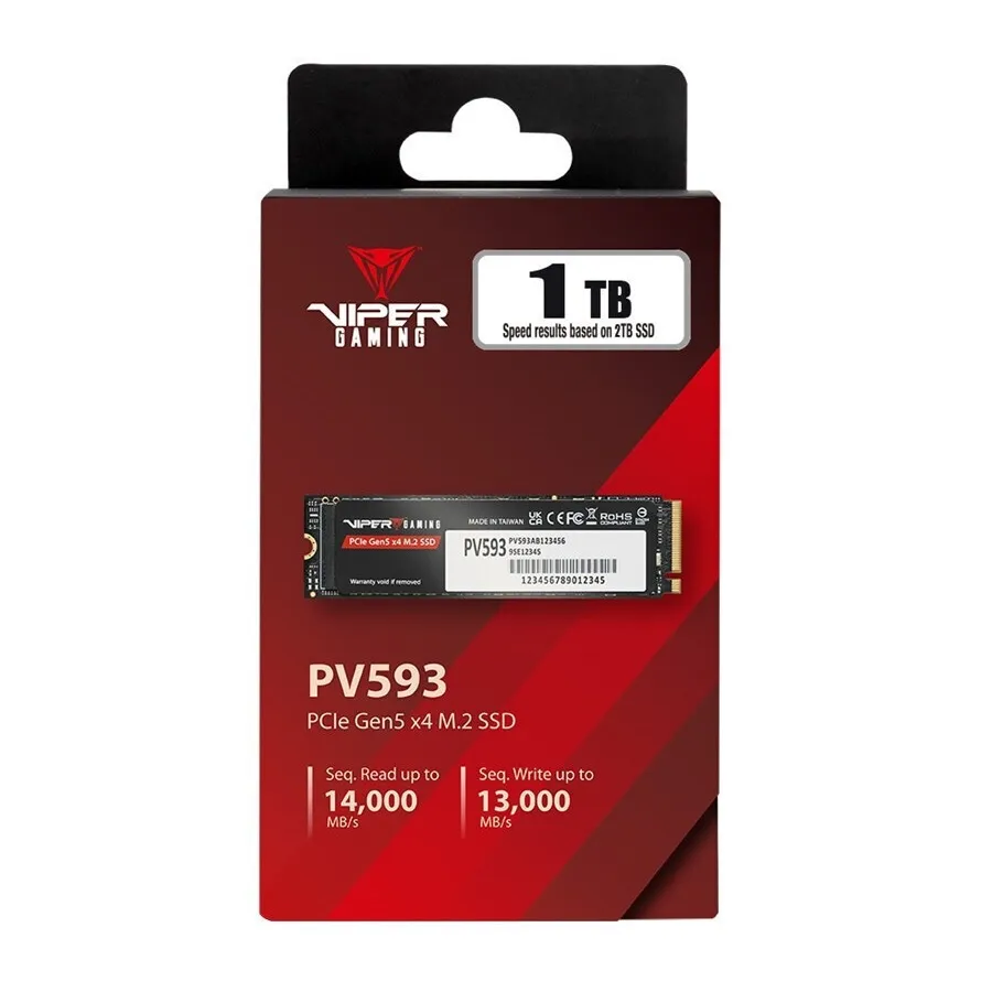 Disco Solido Ssd 1tb Patriot Viper Gaming Pv593 M.2 Nvme 14.000mb-s
