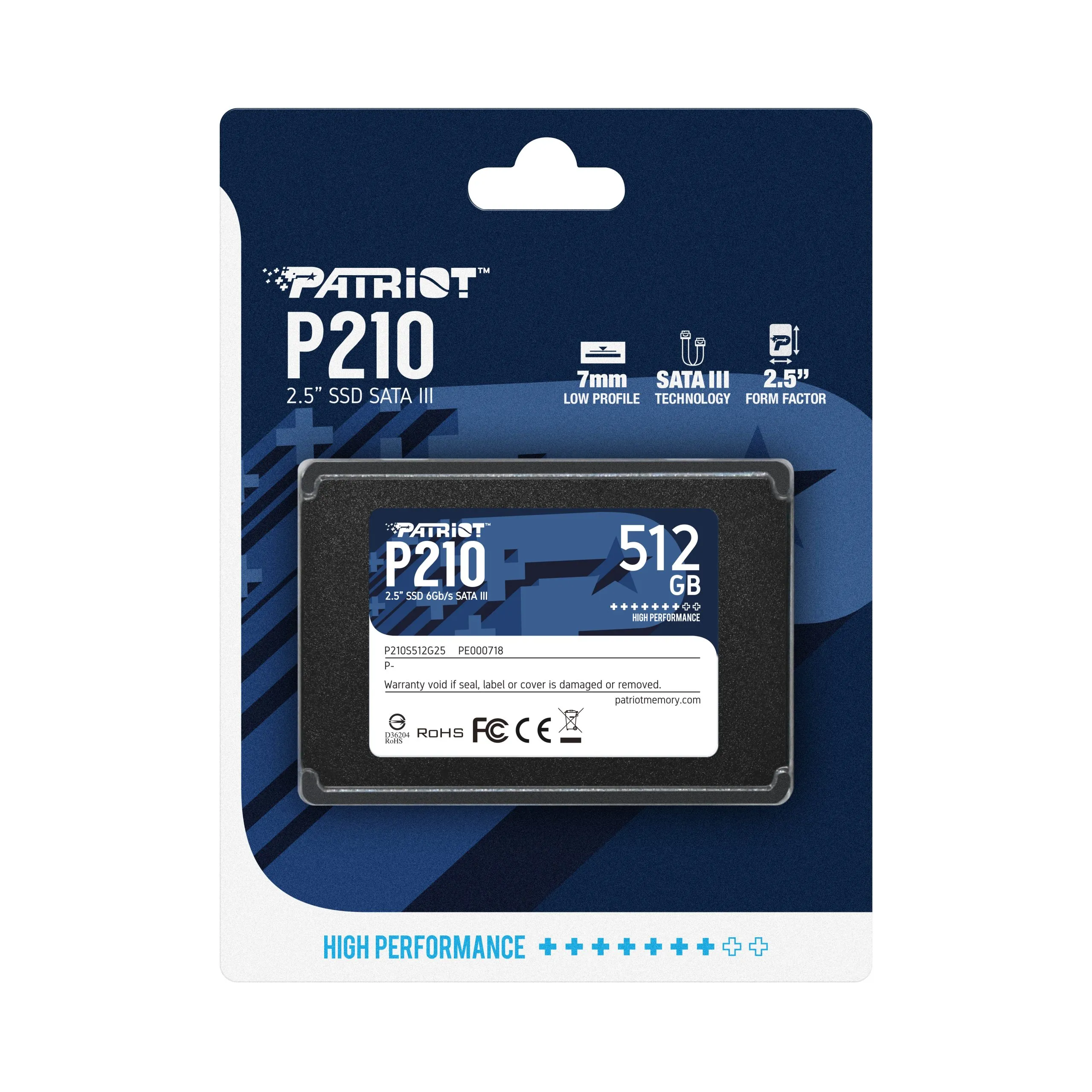 Disco Solido Ssd 512gb Patriot P210 Sata