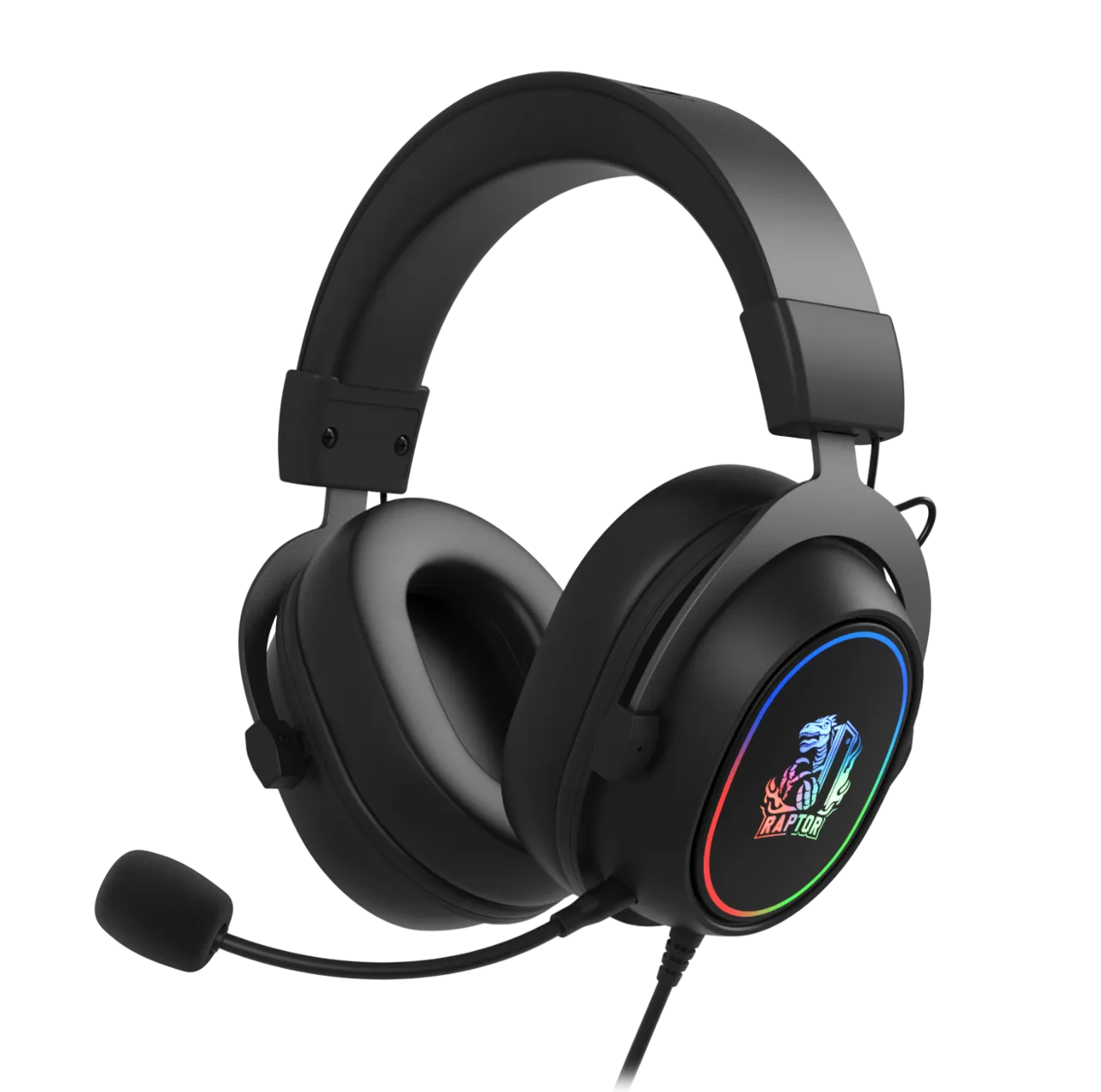 Auricular Gamer Con Microfono Raptor Inferno Pro Rgb 7.1 Usb