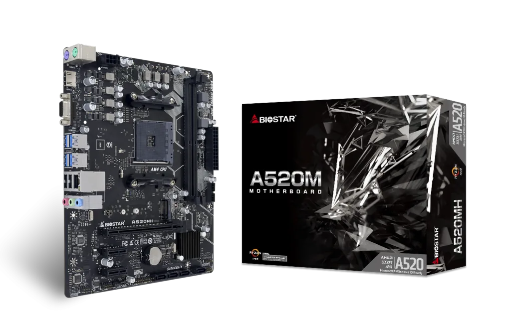Mb Biostar Am4 A520mt Ddr4 Box M-atx